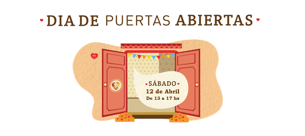 DIA DE PUERTAS ABIERTAS / Sábado 12 de abril de 13 a 17hs